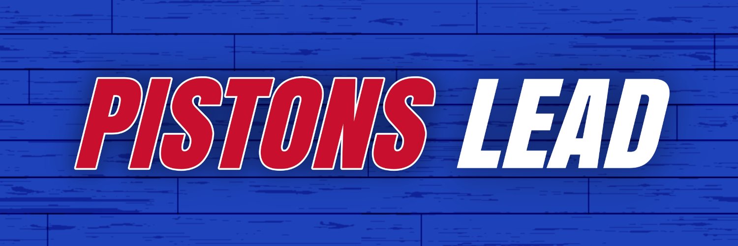 Pistons Lead's banner