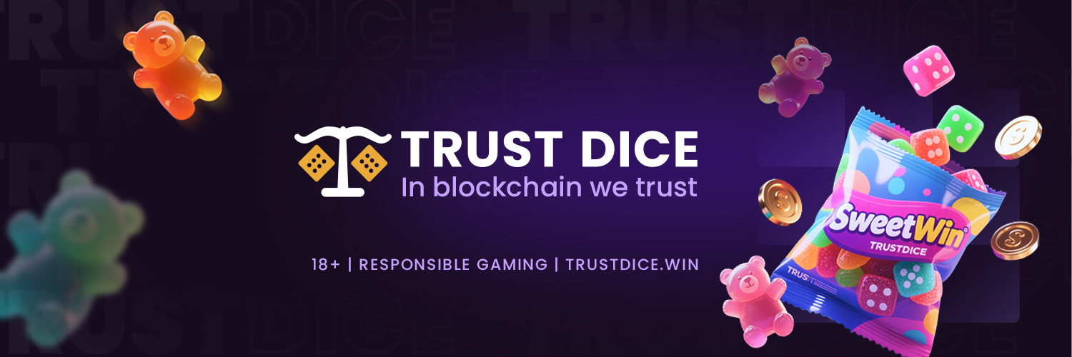 TrustDice.win's banner