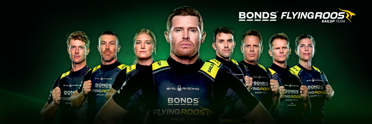 Bonds Flying Roos SailGP Team's banner