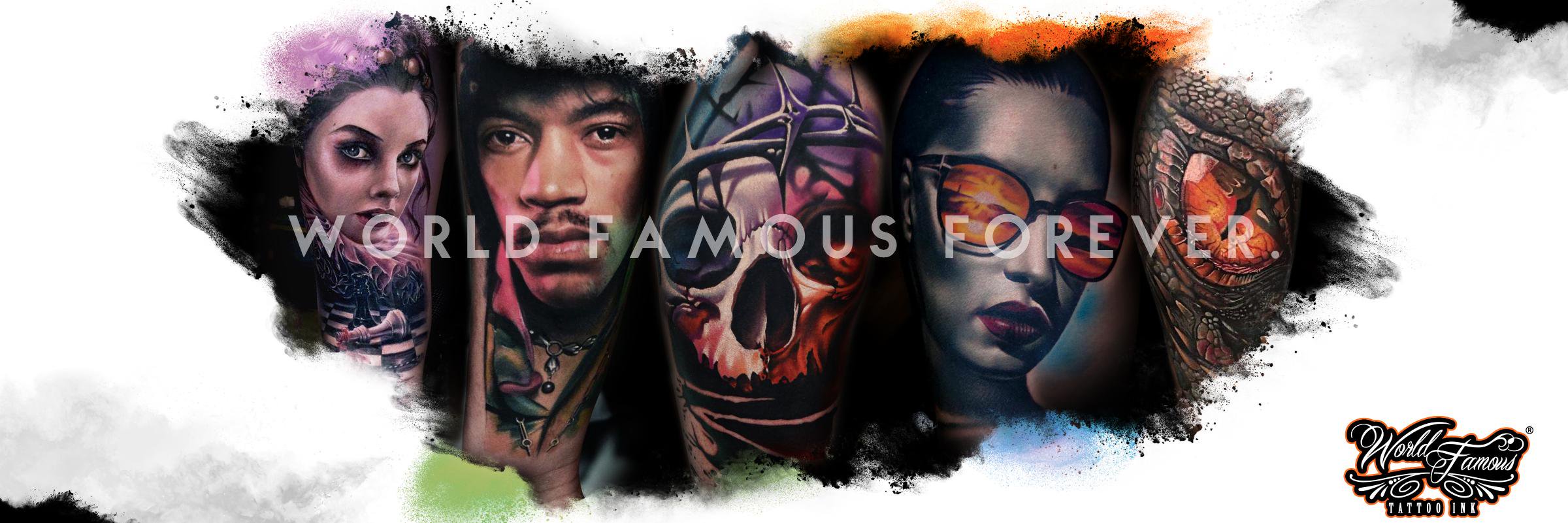 World Famous Ink banner