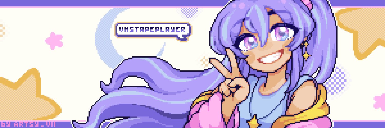 Akane ✨📼 | Pixel Vtuber banner