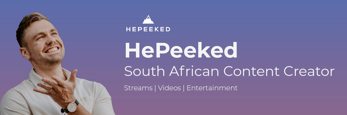 HePeeked's profile banner image
