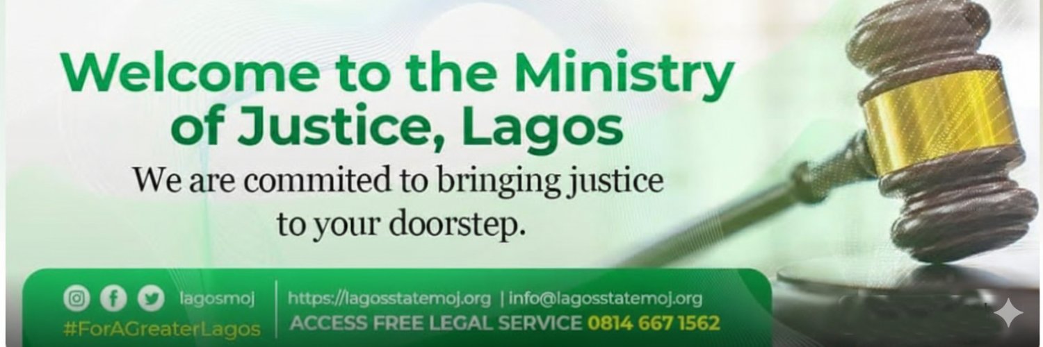 Lagos State Ministry of Justice banner