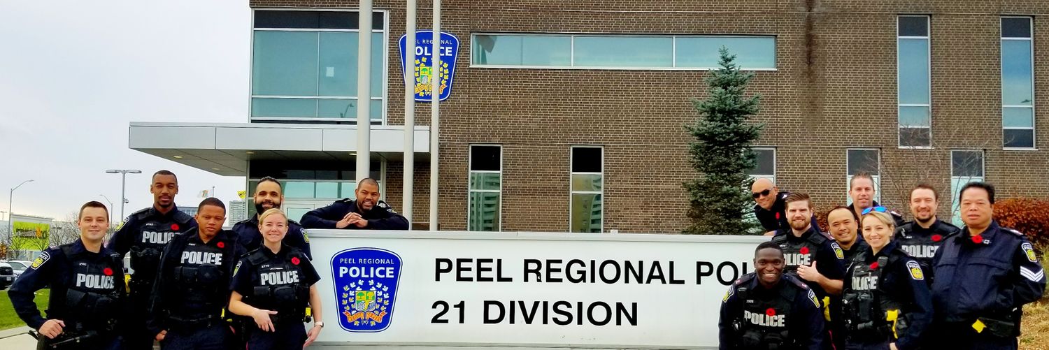 Peel Police 21 Division banner