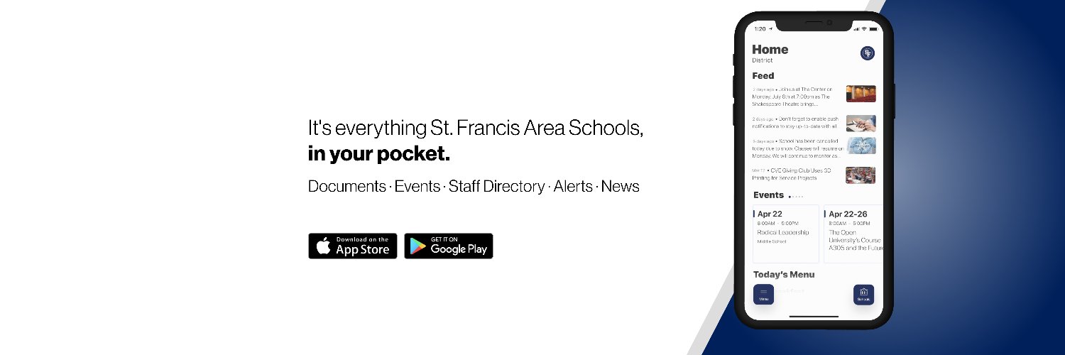 St. Francis Area Schools banner