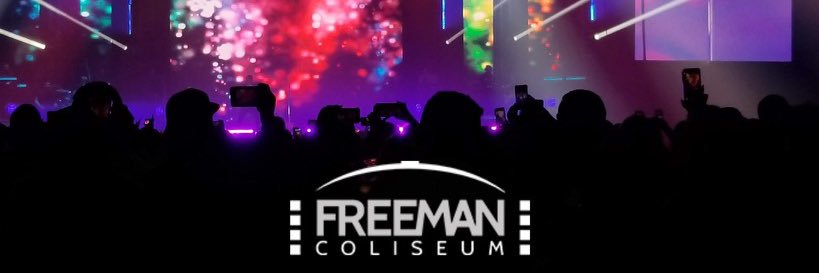 Freeman Coliseum banner
