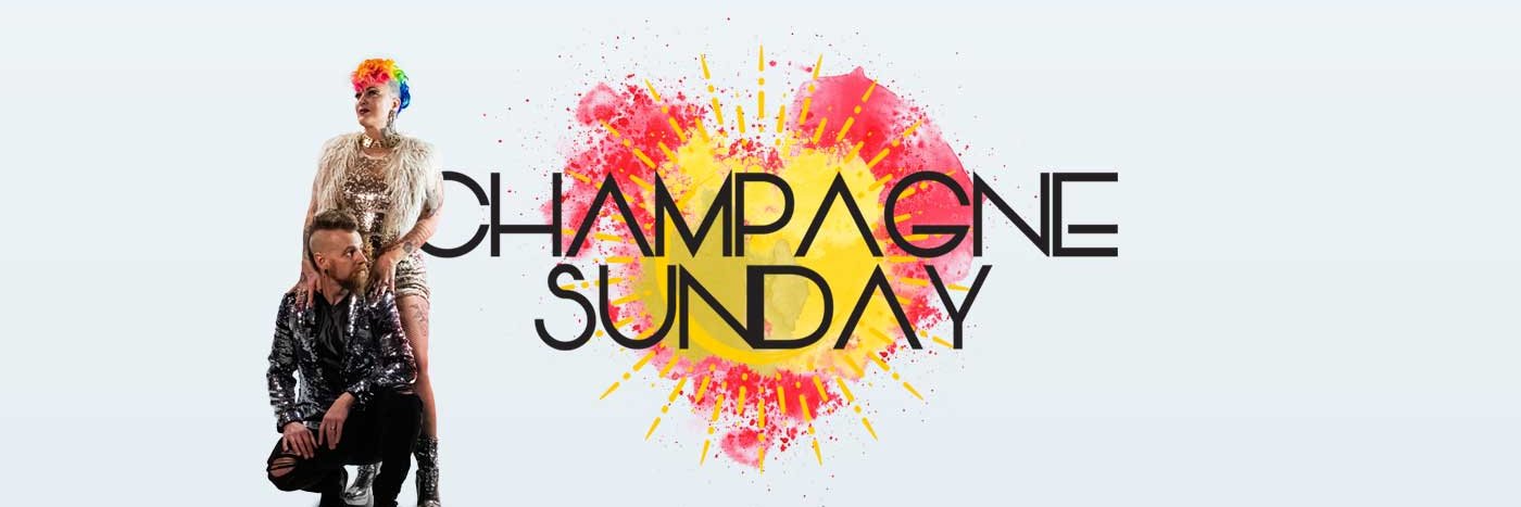 Champagne Sunday banner