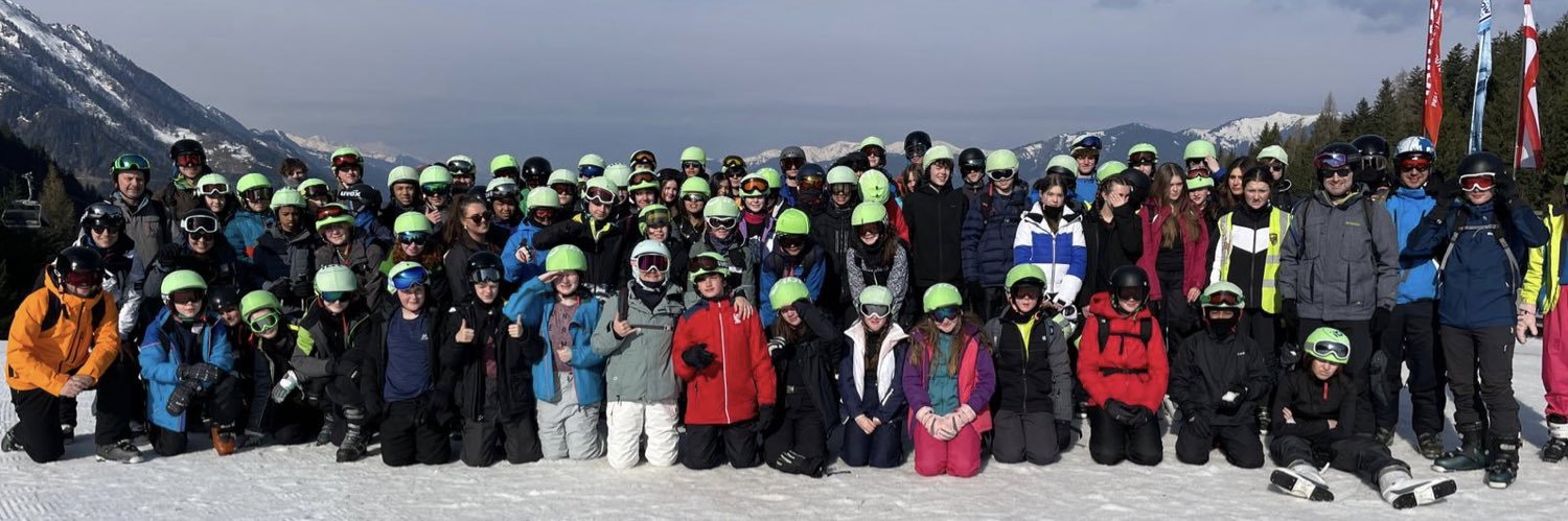 Calderstones Skiing banner