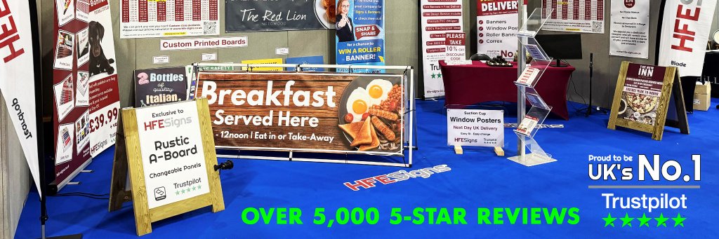 HFE Signs & Printed Banners banner