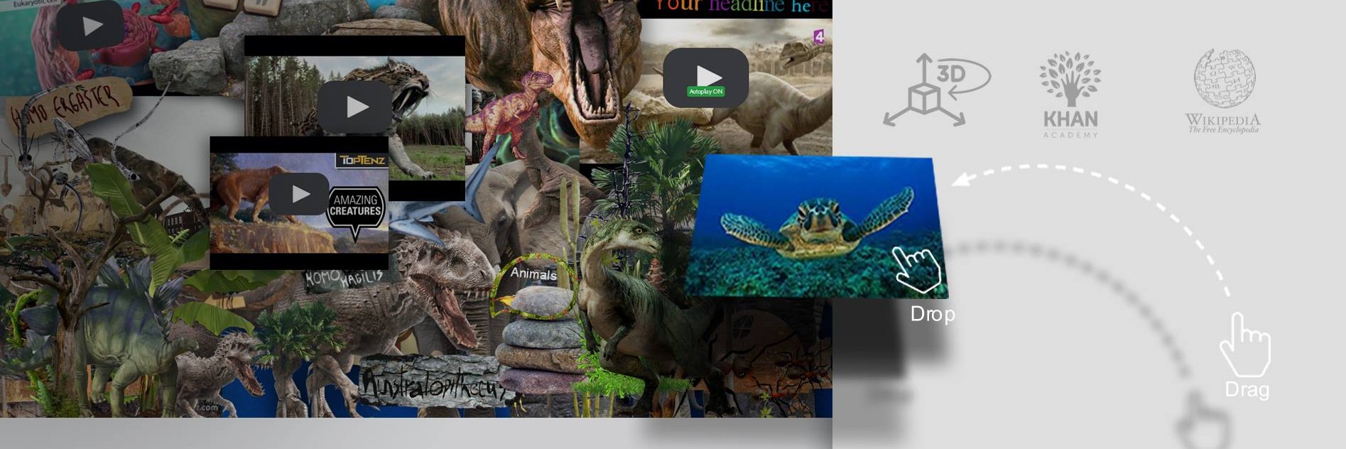 glogster's profile banner image