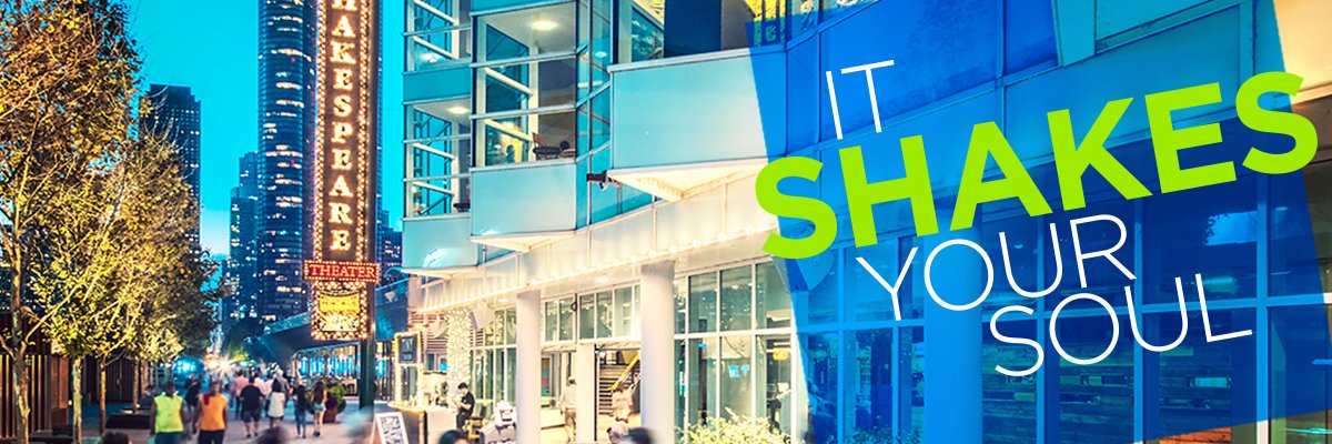 Chicago Shakespeare banner