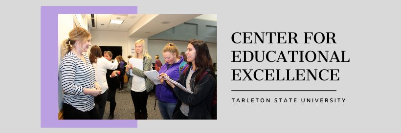 Center for Educational Excellence at Tarleton banner