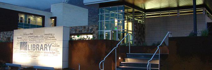 Davis County Library banner