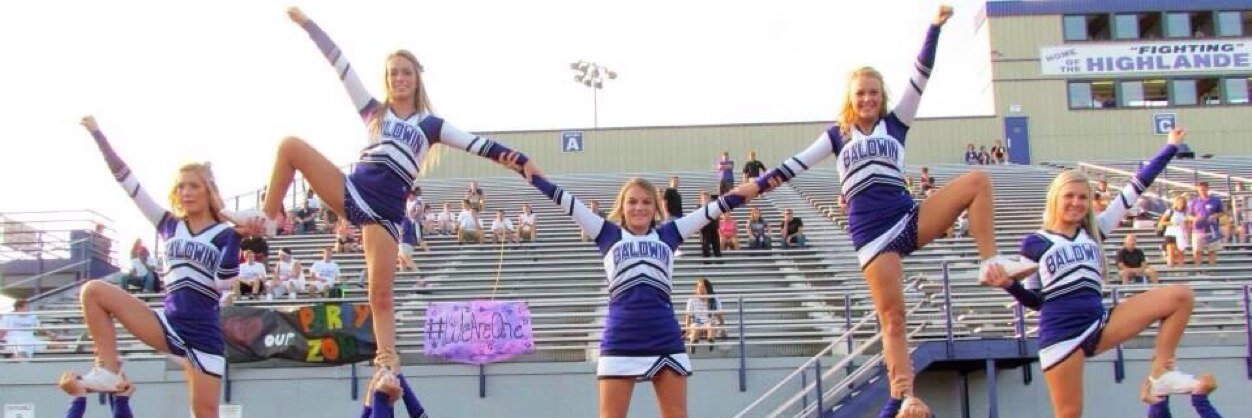 High School Cheer banner