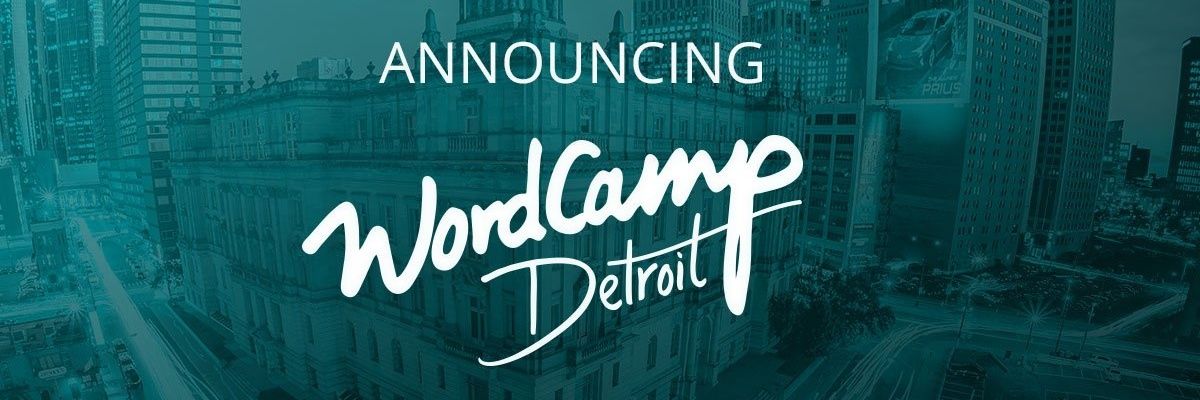 WordCampDetroit's profile banner image