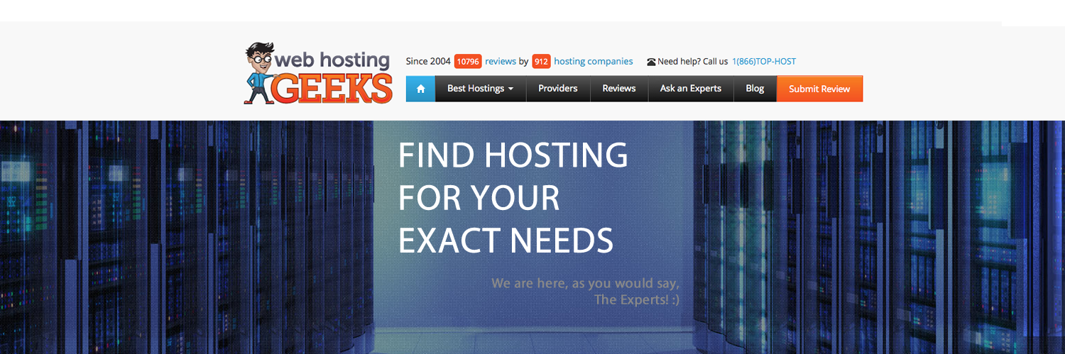 WebHostingGeeks banner