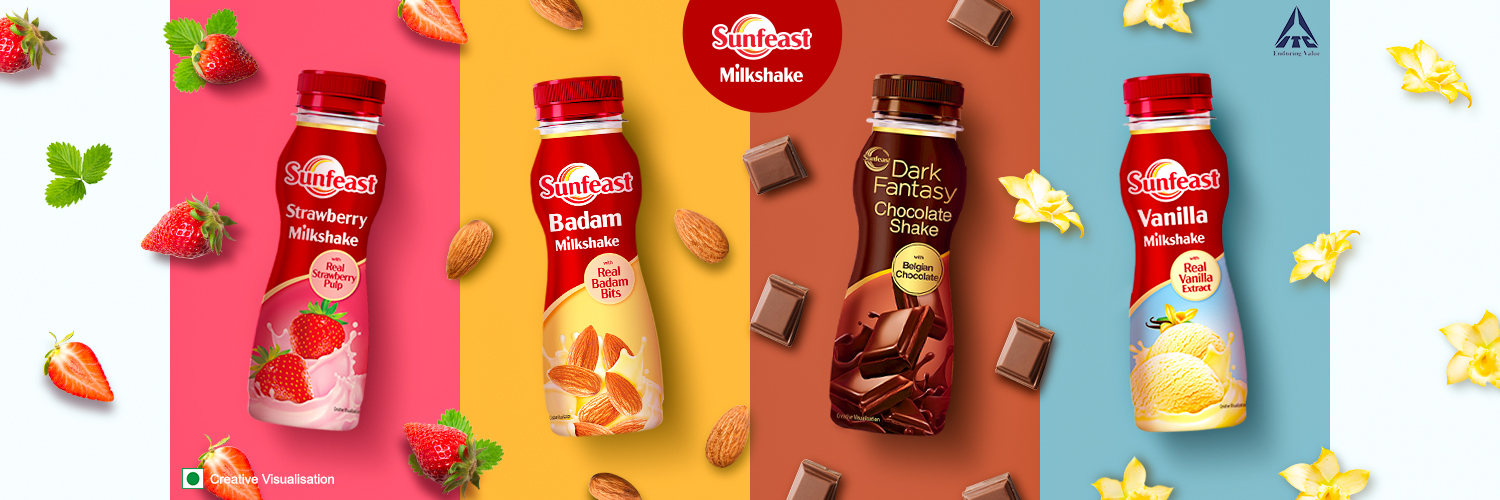 Sunfeast Milkshake banner