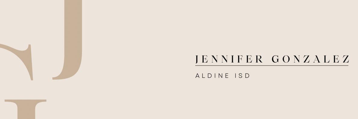 Jennifer Gonzalez's banner