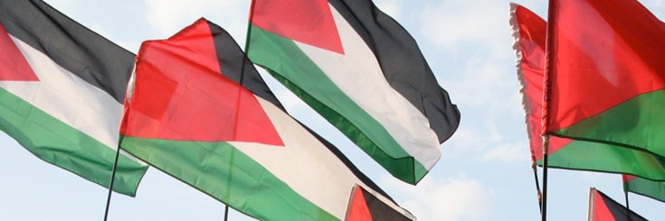 Labour & Palestine's banner
