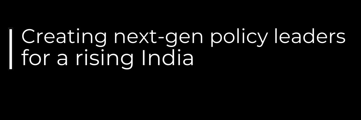 Indian School of Public Policy banner