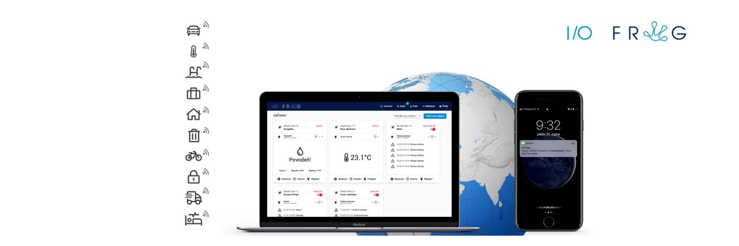 IO Frog - Sigfox dedicated IoT platform banner