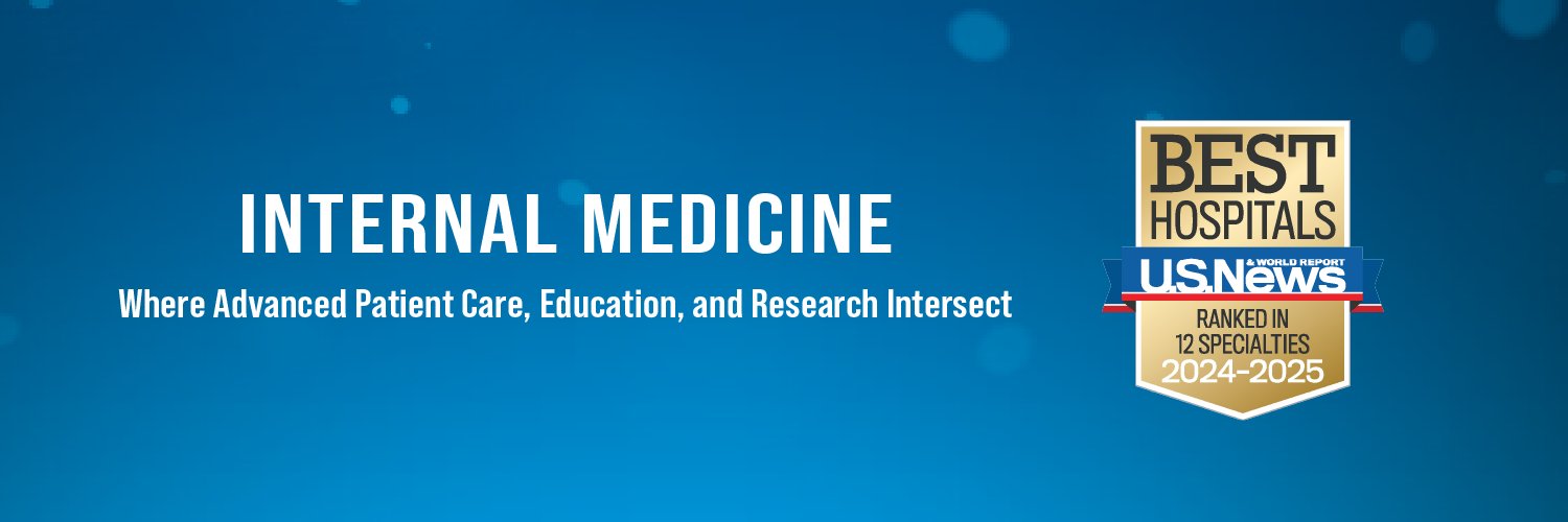 U-M Department of Internal Medicine's banner