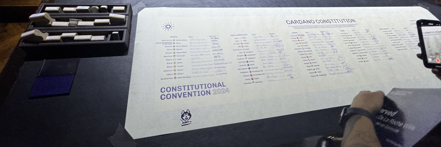 Ben "GM Cardano" O'Hanlon's banner