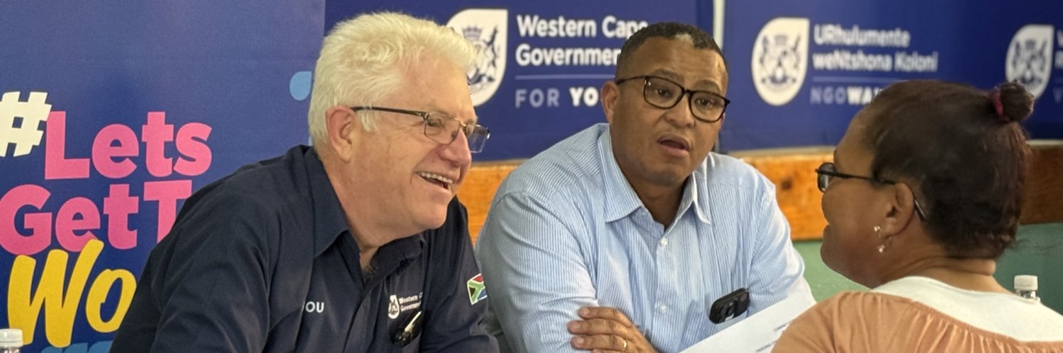 Premier Alan Winde's banner