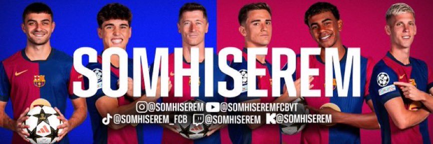 Som I Serem FCB's banner