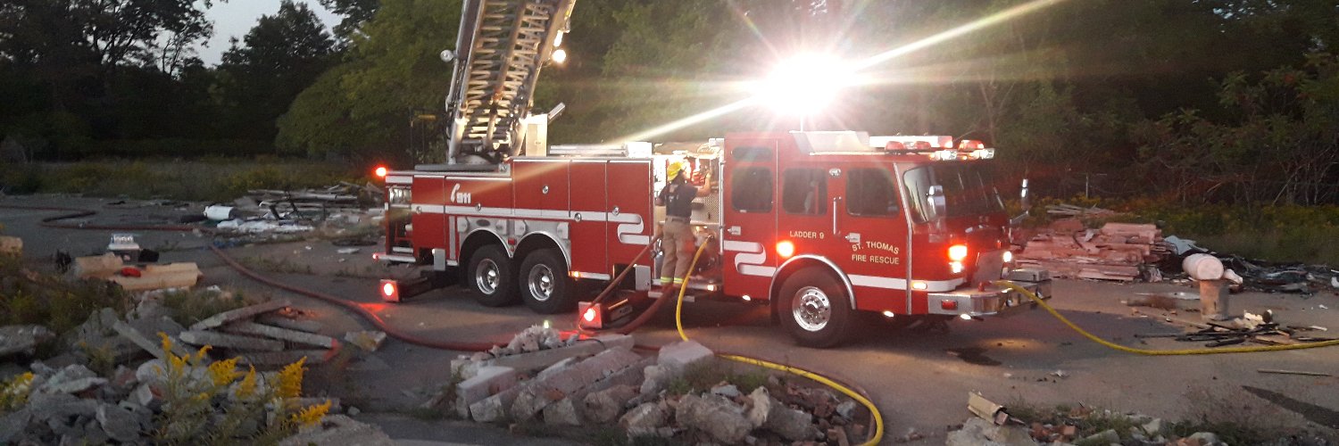 St. Thomas Fire banner
