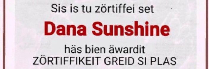Dana Sunshine banner