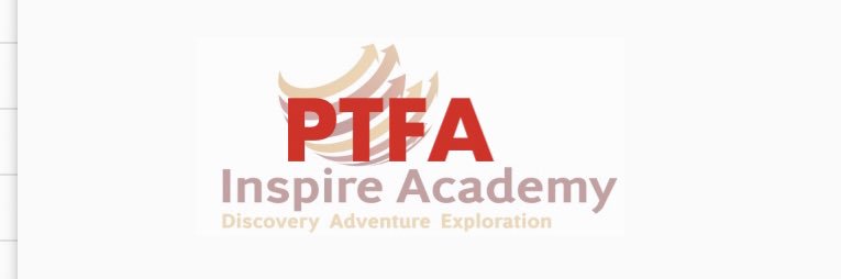 Inspire academy PTFA banner