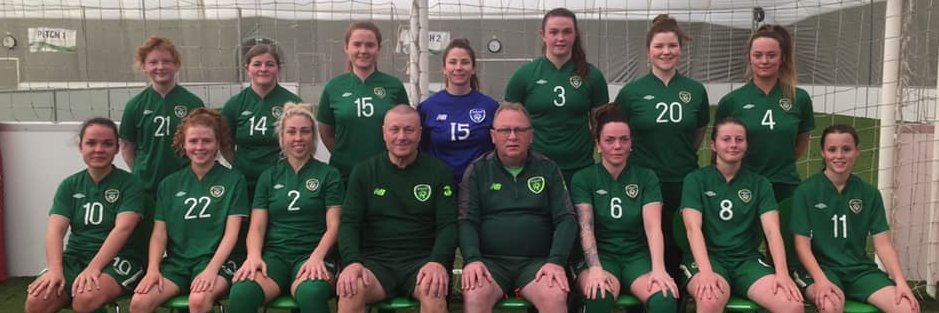 Irish Deaf Women's Football Team banner