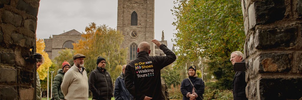 In Our Shoes Walking Tours banner