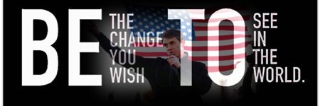 We the People for BETO 🛹 💙 #BetoForTexas banner