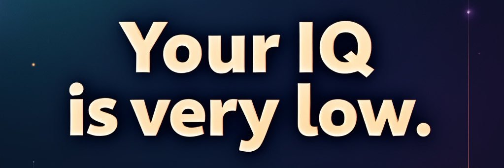 Low IQ Posts banner