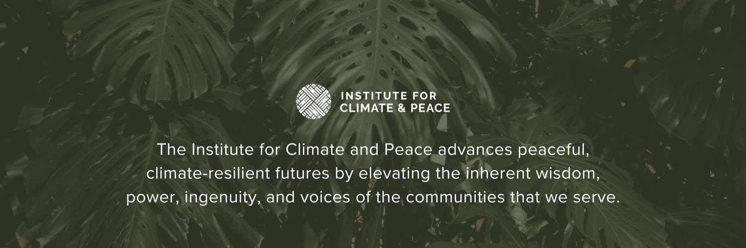 Institute for Climate and Peace banner