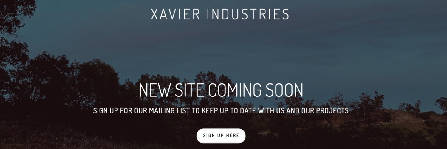 Xavier Industries banner