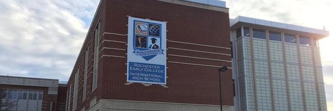 Rochester Early College International High School banner