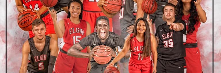 Elgin Owls Basketball banner