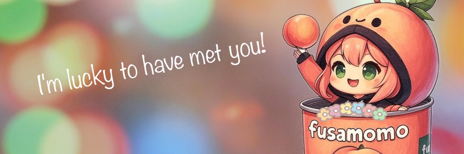 fusamomo's profile banner image