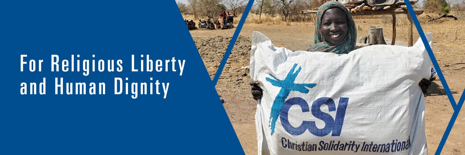 Christian Solidarity International (CSI)'s banner