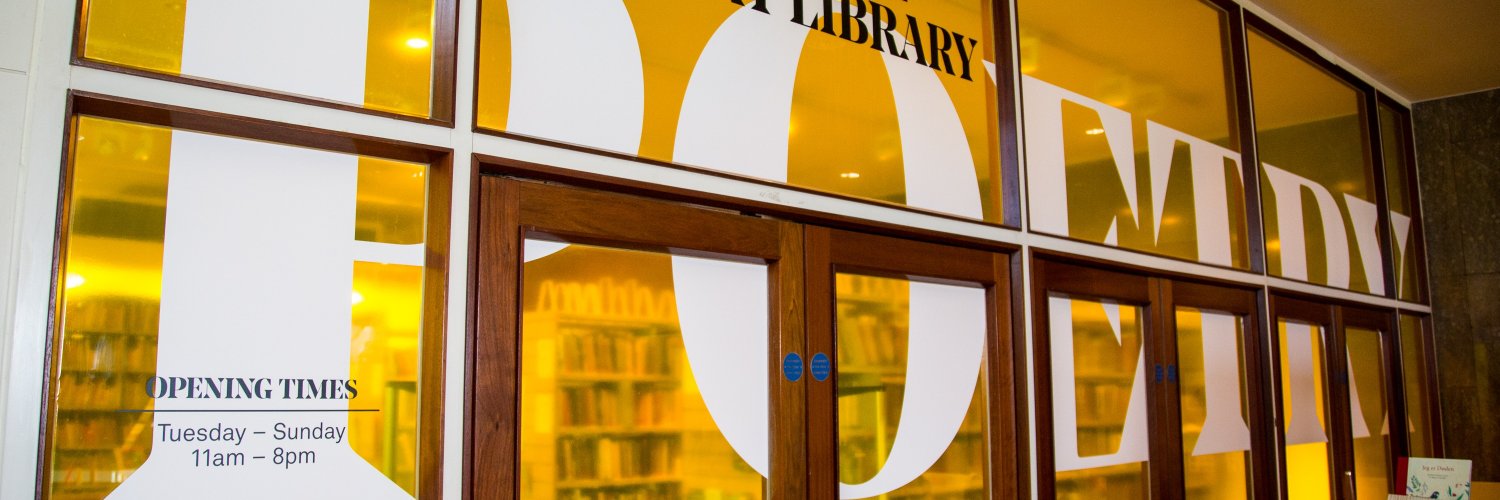 National Poetry Library Profile Banner