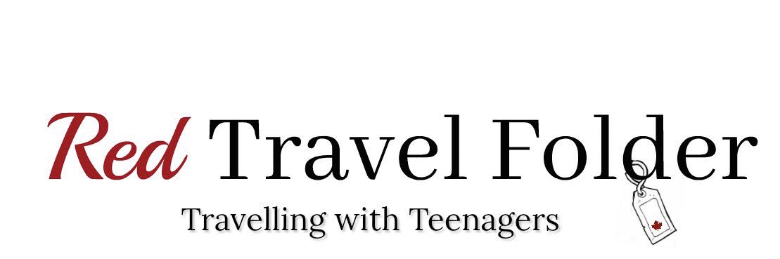 Red Travel Folder banner