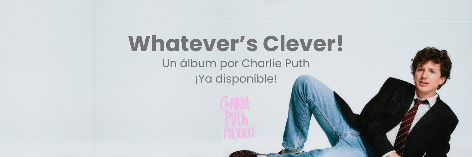 Charlie Puth México banner