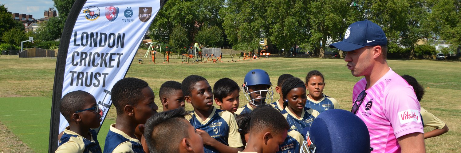 London Cricket Trust banner