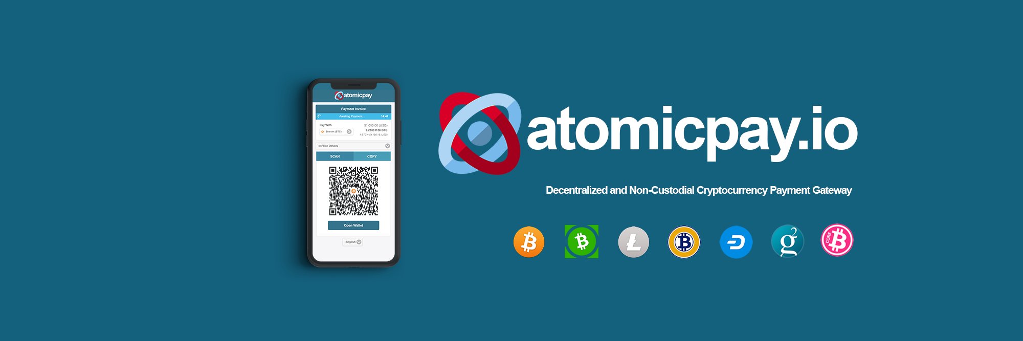 AtomicPay.io banner