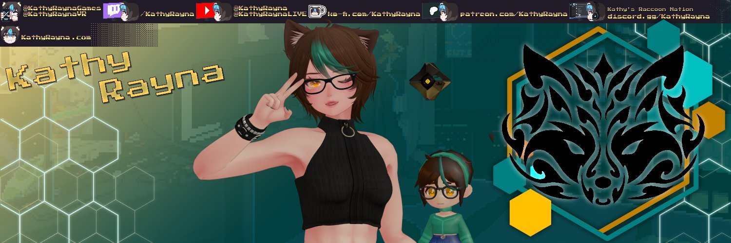 Kathy Rayna 🦝🎮 banner