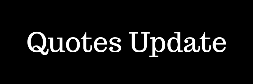 Quotes Update banner