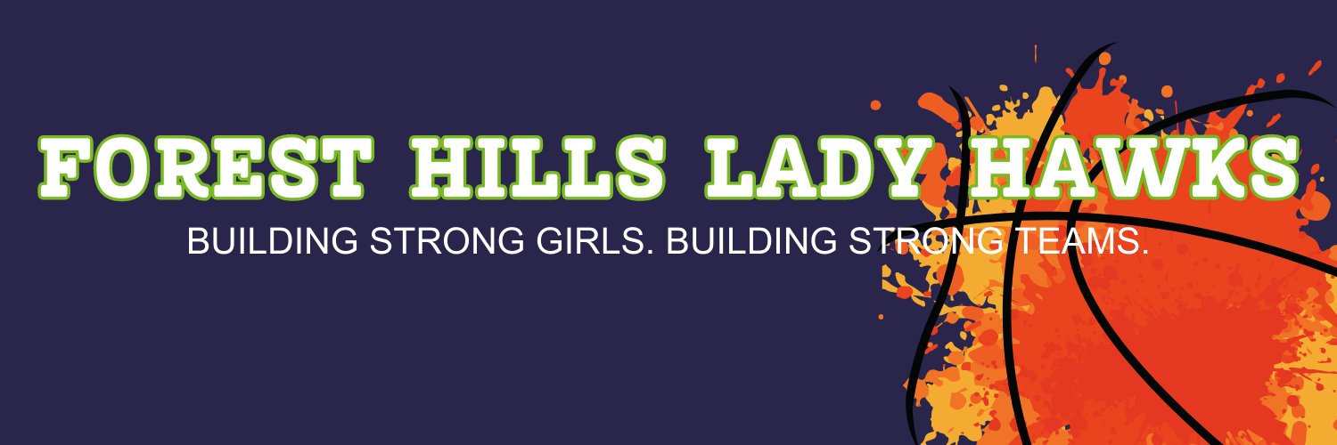 Forest Hills Lady Hawks Basketball banner